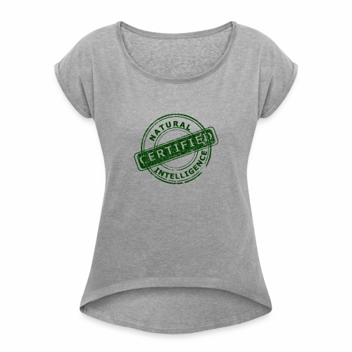 Natural Intelligence - Women's Roll Cuff T-Shirt