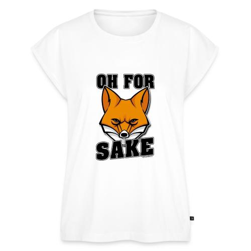 Oh For Fox Sake - Women's Premium Roll Up Sleeve T-Shirt