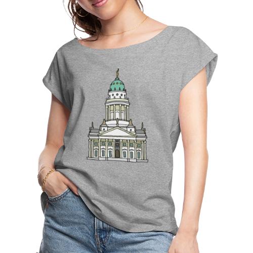 French Cathedral Berlin - Women's Roll Cuff T-Shirt