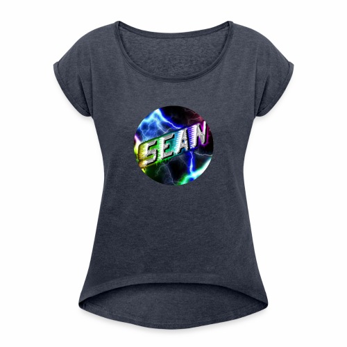 Sean Morabito YouTube Logo - Women's Roll Cuff T-Shirt