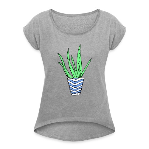 Aloe - Women's Roll Cuff T-Shirt