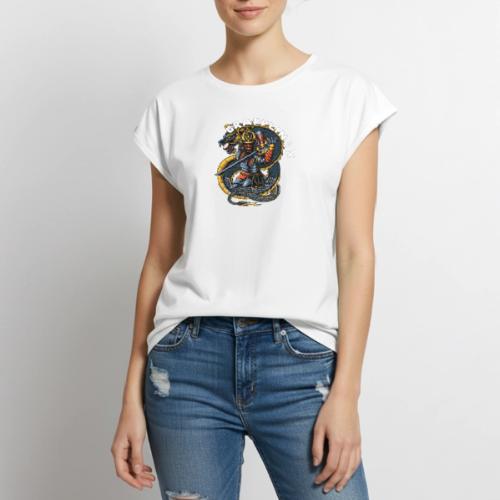 Dragon - Women's Premium Roll Up Sleeve T-Shirt