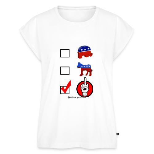 Voting Sucks - Women's Premium Roll Up Sleeve T-Shirt