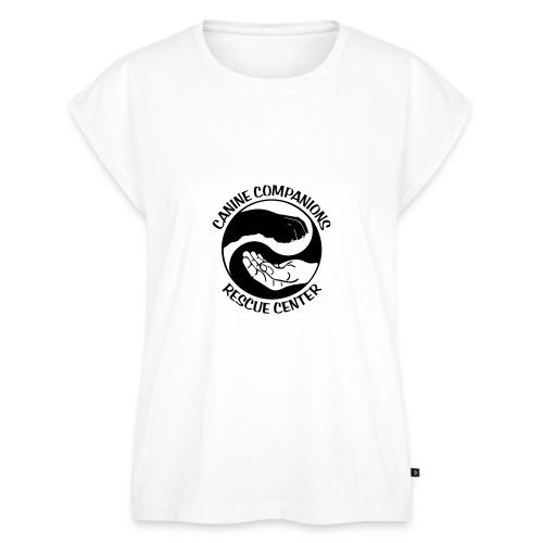 CCRC LOGO - Women's Premium Roll Up Sleeve T-Shirt
