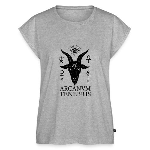 Arcanvm Tenebris - Women's Premium Roll Up Sleeve T-Shirt