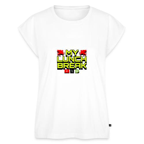 MY LUNCH BREAK 1 Nov 24 - Women's Premium Roll Up Sleeve T-Shirt