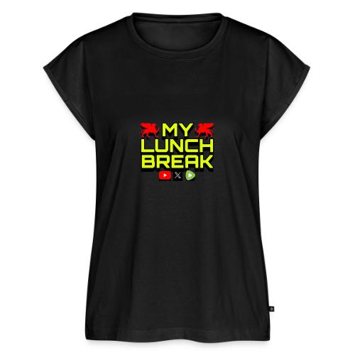 MY LUNCH BREAK 1 Nov 24 - Women's Premium Roll Up Sleeve T-Shirt