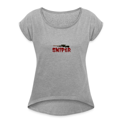 sN1PER - Women's Roll Cuff T-Shirt