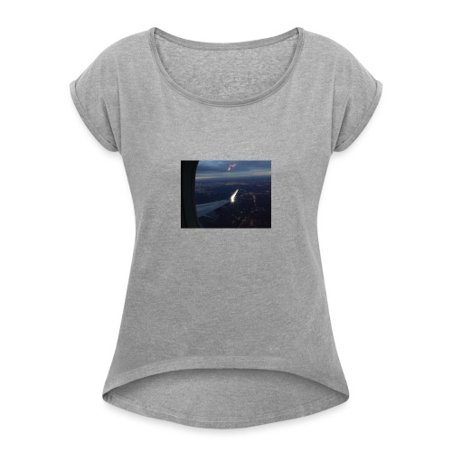 Planes - Women's Roll Cuff T-Shirt