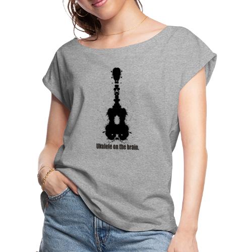 Rorschach Test - Women's Roll Cuff T-Shirt