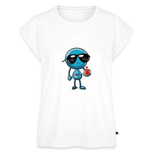 Smoon_I love Mrs S_Blue - Women's Premium Roll Up Sleeve T-Shirt