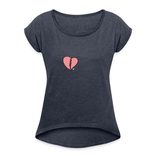 Heartbreak - Women's Roll Cuff T-Shirt