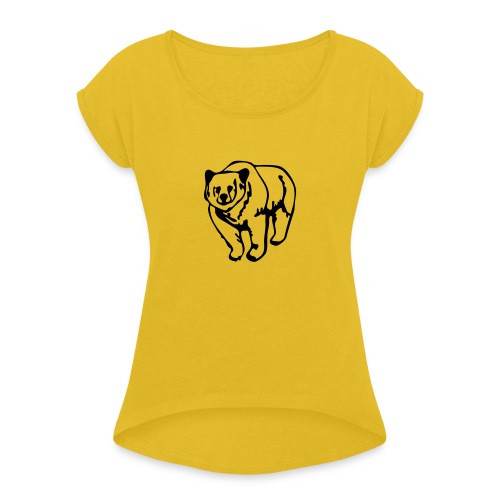 bear - Women's Roll Cuff T-Shirt