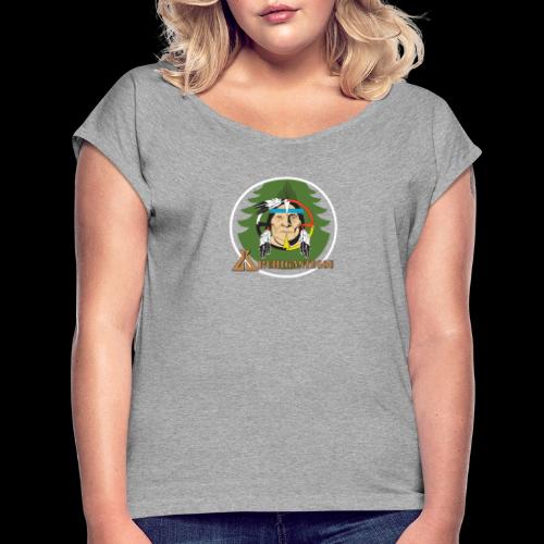 Archigantegou Logo Color - Women's Roll Cuff T-Shirt