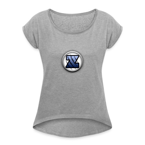 Zionz_logo - Women's Roll Cuff T-Shirt