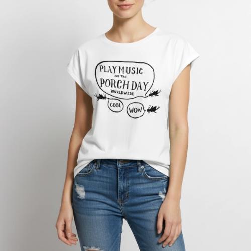 Crickets - Women's Premium Roll Up Sleeve T-Shirt