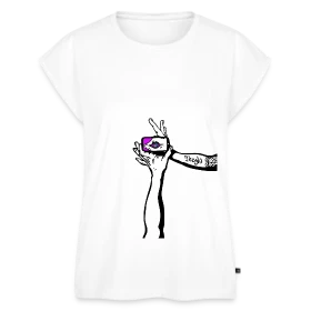 Eye Of The Beholder DD - Women's Roll Cuff T-Shirt