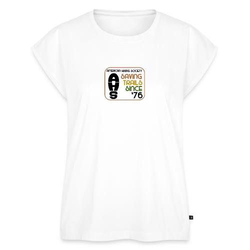 Saving Trails Since '76 - Women's Premium Roll Up Sleeve T-Shirt