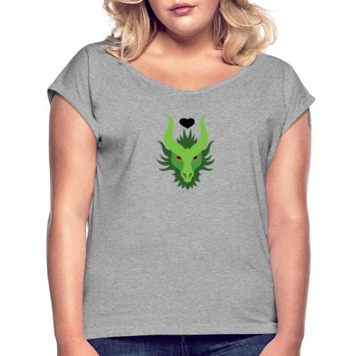 Dragon Love - Women's Roll Cuff T-Shirt