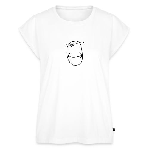 Fat Squirrel, Black Outline (tshirts) - Women's Premium Roll Up Sleeve T-Shirt