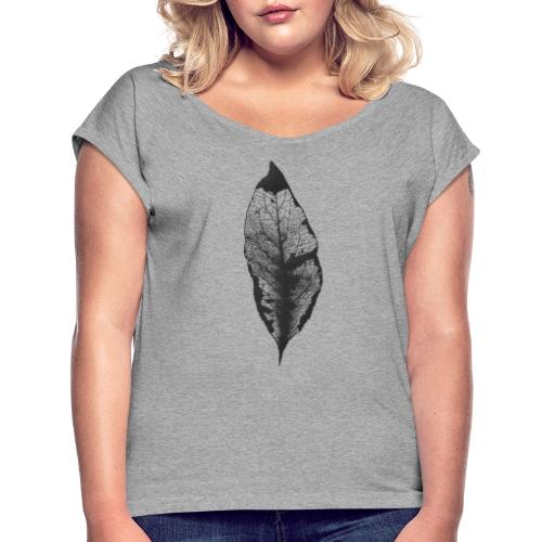 Leaf Fall Leaves - Women's Roll Cuff T-Shirt