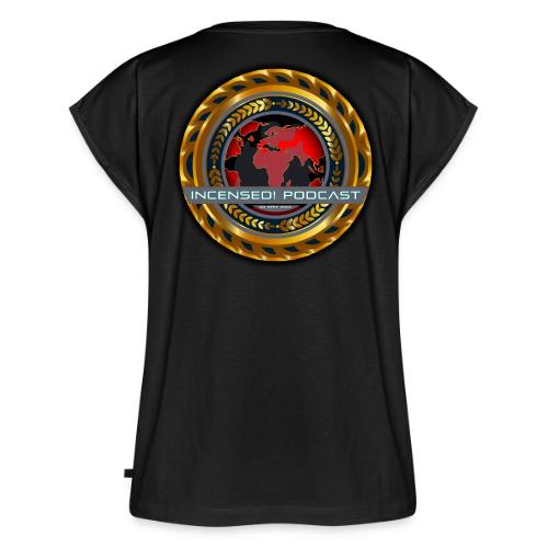 Global GOFest 2024 - Back Print - Women's Premium Roll Up Sleeve T-Shirt
