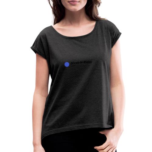 DNR blue01 - Women's Roll Cuff T-Shirt