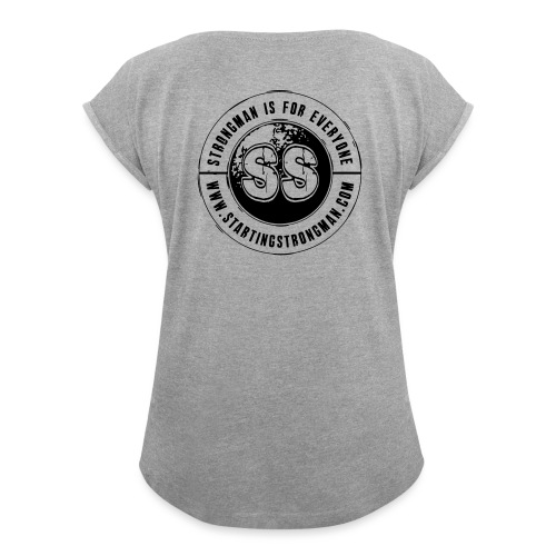 SS Atlas Stone Back - Women's Roll Cuff T-Shirt