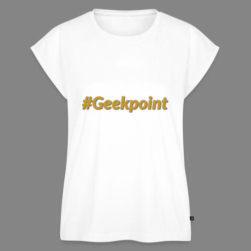 #Geekpoint - Women's Premium Roll Up Sleeve T-Shirt