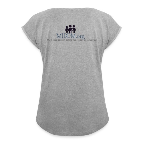 Help Us Raise Awareness - Women's Roll Cuff T-Shirt