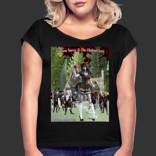 Undead Tales: Crimson Snow & The Undead Seven - Women's Roll Cuff T-Shirt