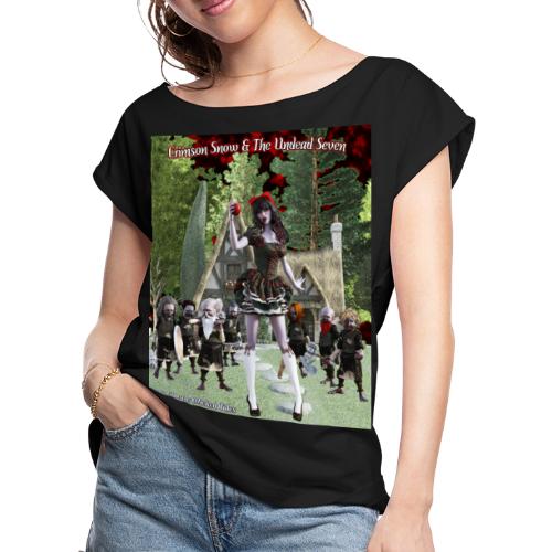 Undead Tales: Crimson Snow & The Undead Seven - Women's Roll Cuff T-Shirt