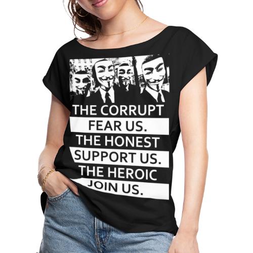 Anonymous 5 - Women's Roll Cuff T-Shirt
