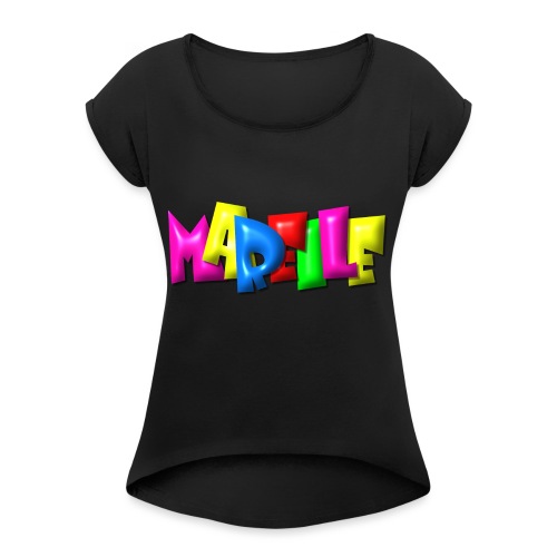 Mareile - Balloon Style - Women's Roll Cuff T-Shirt