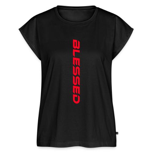 Blessed - Women's Premium Roll Up Sleeve T-Shirt