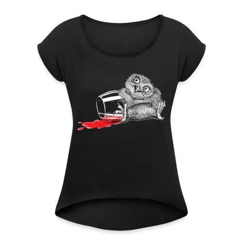 Tipsy Owl - Women's Roll Cuff T-Shirt