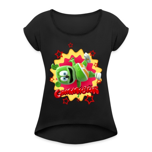 Gummibär Starburst - Women's Roll Cuff T-Shirt