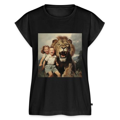 The Righteous Are Bold As A Lion - Women's Premium Roll Up Sleeve T-Shirt