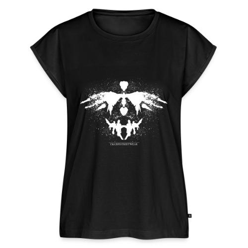 Rorschach_white - Women's Premium Roll Up Sleeve T-Shirt