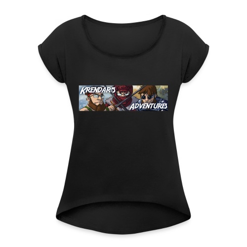 Krendar Banner - Women's Roll Cuff T-Shirt