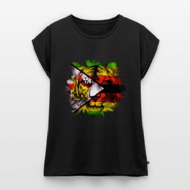 Fierté Africaine Carte Ethnique De L'afrique Avec Drapeaux T-shirt
