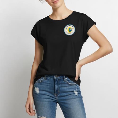 iam-ced.org Round - Women's Premium Roll Up Sleeve T-Shirt