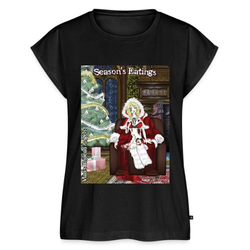 Undead Angels Classics: Zombie Kelly Klaus - Women's Premium Roll Up Sleeve T-Shirt