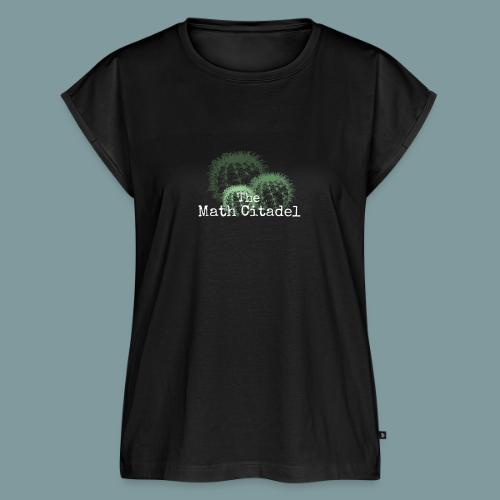 Math Citadel Cactus Trio - Women's Premium Roll Up Sleeve T-Shirt