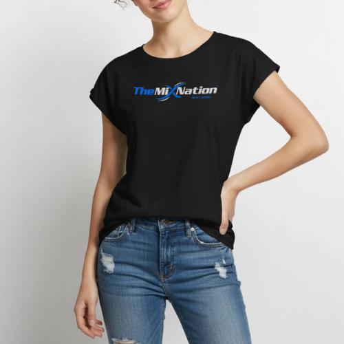 TheMixNation Logo - Women's Premium Roll Up Sleeve T-Shirt