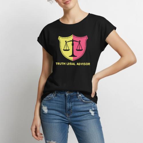 Truth legal advisor. - Women's Premium Roll Up Sleeve T-Shirt