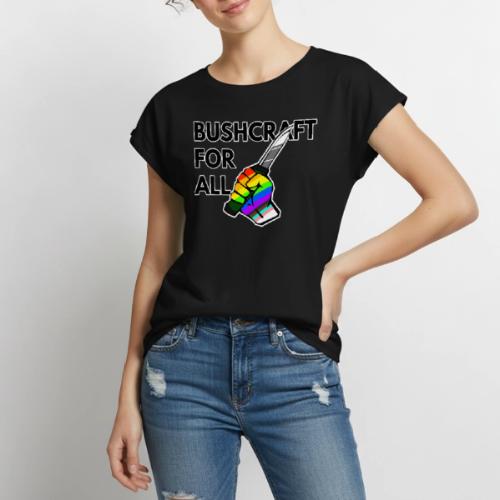 Bushcraft For All - Women's Premium Roll Up Sleeve T-Shirt