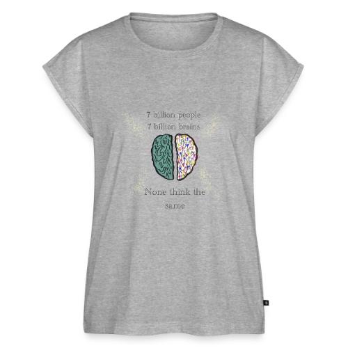 People brains - Women's Premium Roll Up Sleeve T-Shirt