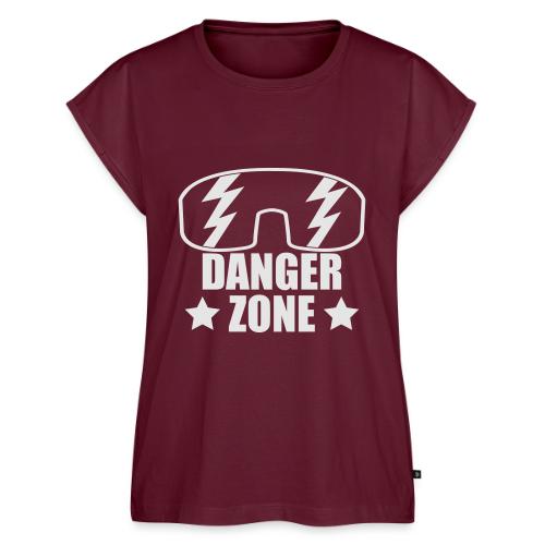 dangerzone_forblack - Women's Premium Roll Up Sleeve T-Shirt