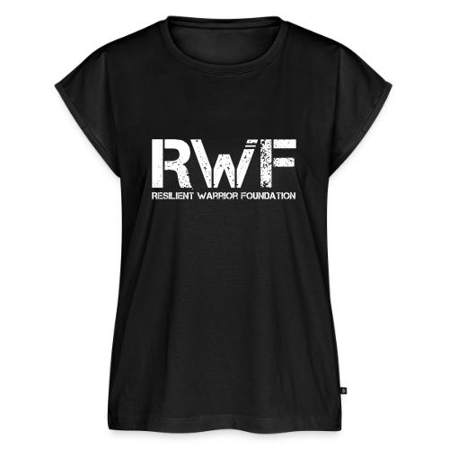 RWF White - Women's Premium Roll Up Sleeve T-Shirt